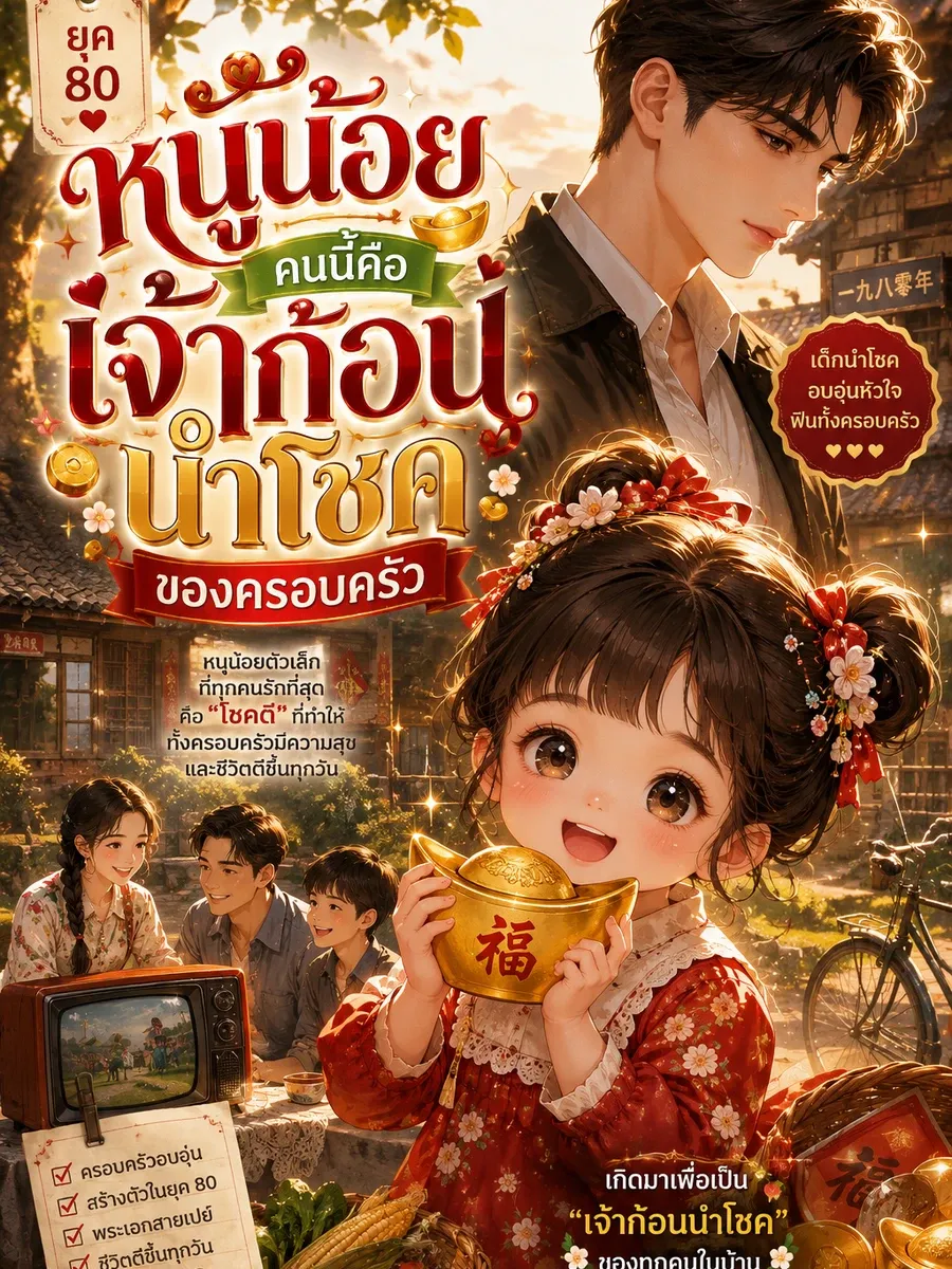 หนูน้อยคนนี้คือเจ้าก้อนนำโชคของครอบครัว
