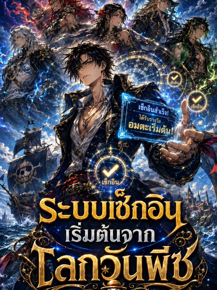ระบบเช็กอินเริ่มต้นจากโลกวันพีซ