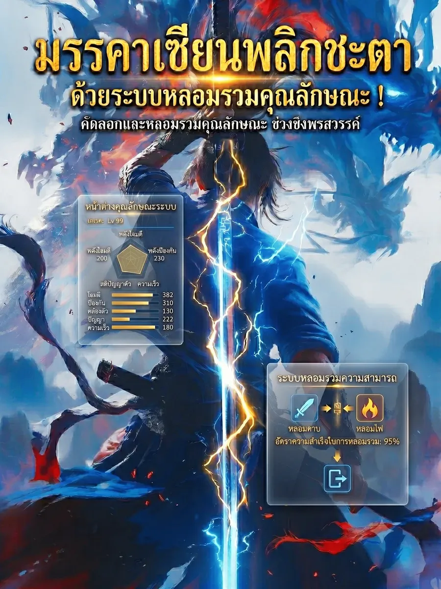มรรคาเซียนพลิกชะตา: ด้วยระบบหลอมรวมคุณลักษณะ  !