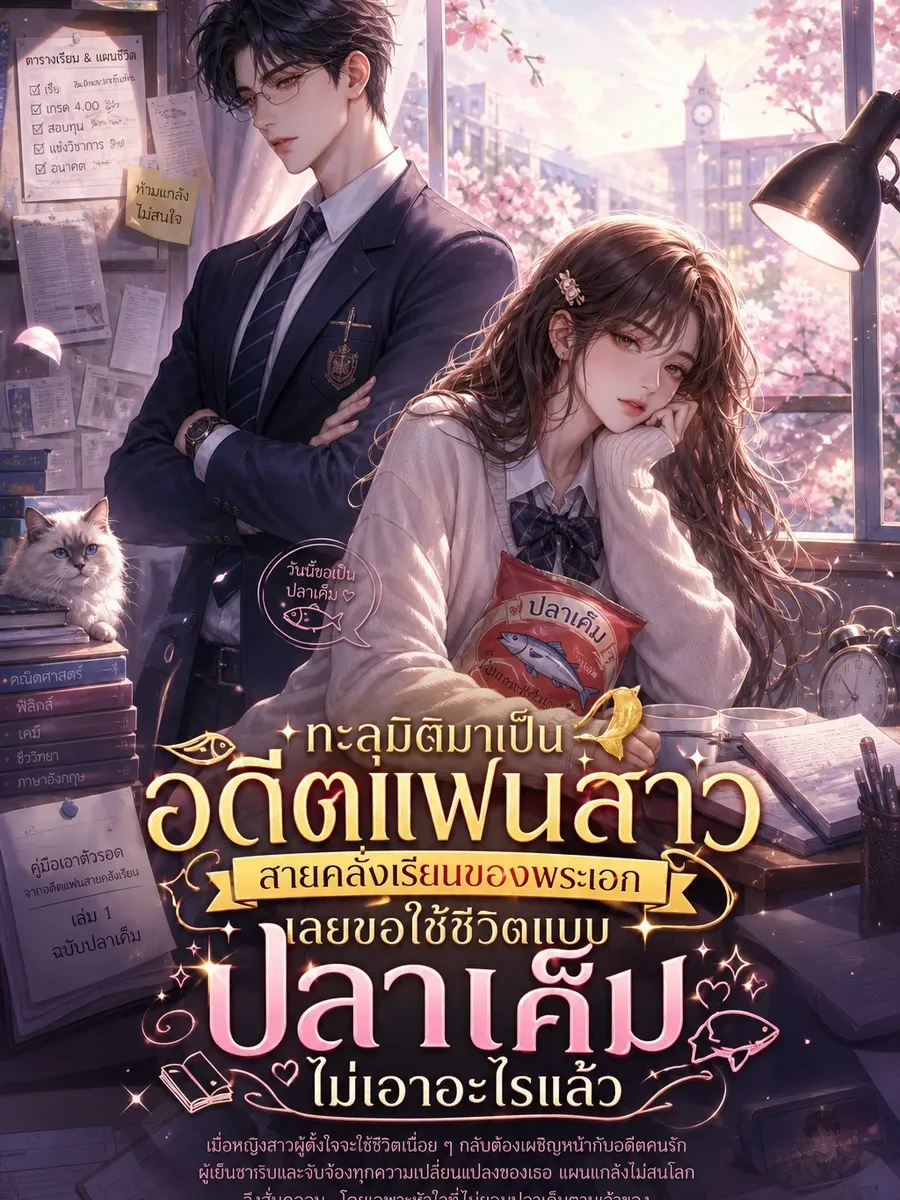[จบแล้ว}ทะลุมิติมาเป็นอดีตแฟนสาวสายคลั่งเรียนของพระเอก เลยขอใช้ชีวิตแบบปลาเค็มไม่เอาอะไรแล้ว