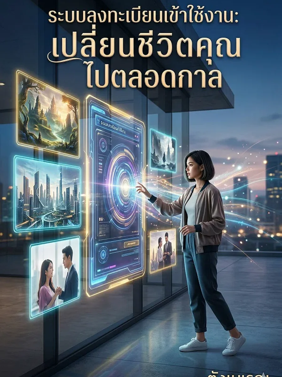 ระบบลงทะเบียนเข้าใช้งาน เปลี่ยนชีวิตคุณไปตลอดกาล