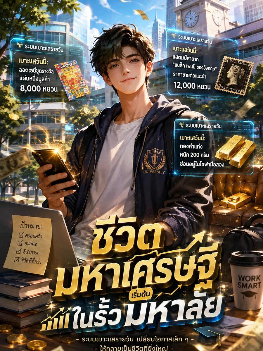 [จบ] 👑 ระบบเบาะแสรายวัน ชีวิตมหาเศรษฐีเริ่มต้นในรั้วมหาลัย