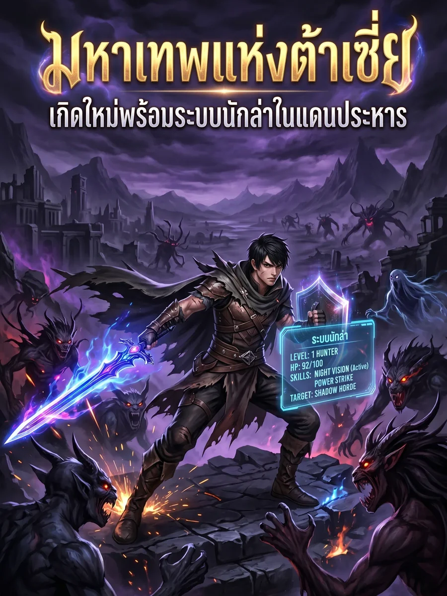 มหาเทพแห่งต้าเซี่ย เกิดใหม่พร้อมระบบนักล่าในแดนประหาร