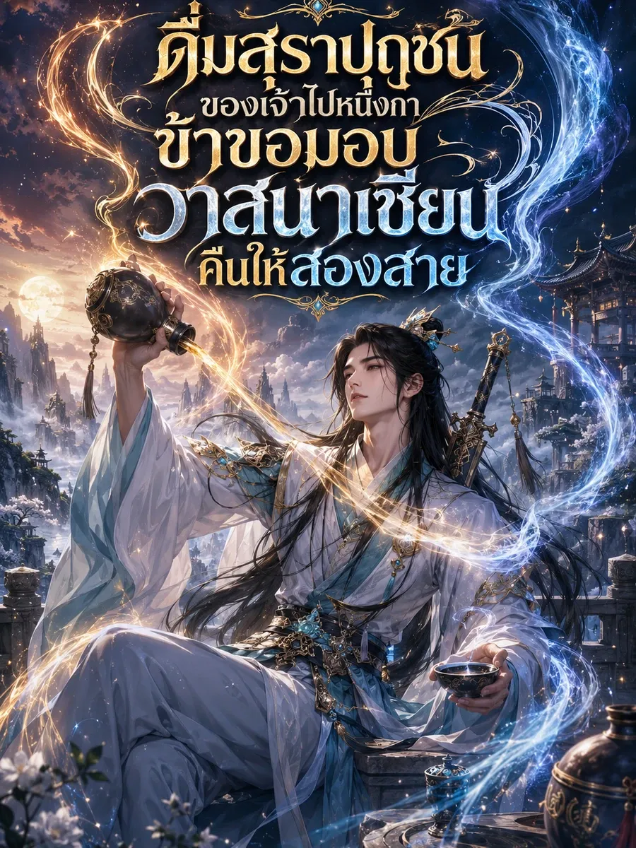 ดื่มสุราปุถุชนของเจ้าไปหนึ่งกา ข้าขอมอบวาสนาเซียนคืนให้สองสาย