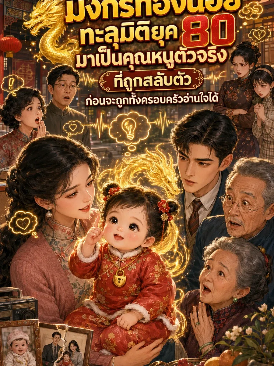 [จบแล้ว] มังกรทองน้อยทะลุมิติยุค 80 มาเป็นคุณหนูตัวจริงที่ถูกสลับตัว ก่อนจะถูกทั้งครอบครัวอ่านใจได้