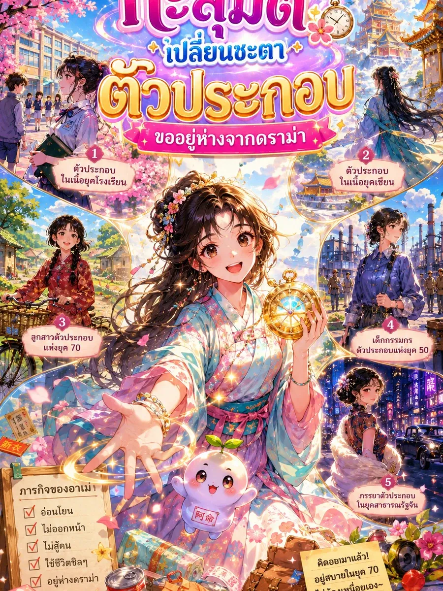 ทะลุมิติเปลี่ยนชะตาตัวประกอบ ขออยู่ห่างจากดราม่า