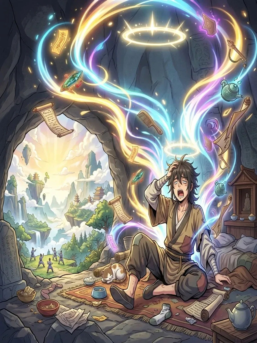 บำเพ็ญเพียรฉบับคนกาก: ให้ตายเถอะ! แค่ใช้ชีวิตไปวันๆ ก็เป็นเทพซะงั้น!