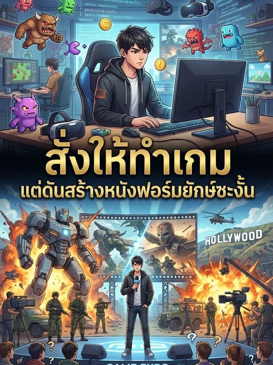 สั่งให้ทำเกม แต่ดันสร้างหนังฟอร์มยักษ์ซะงั้น