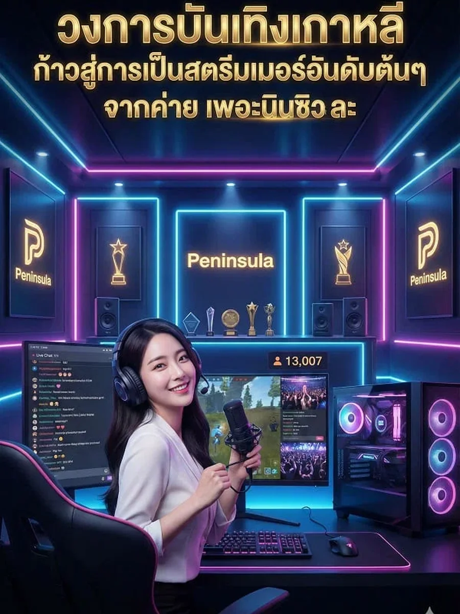 วงการบันเทิงเกาหลี ก้าวสู่การเป็นสตรีมเมอร์อันดับต้นๆ จากค่าย เพอะนินซิวละ