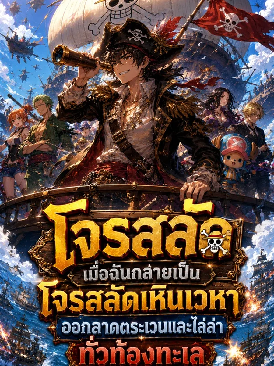 โจรสลัด เมื่อฉันกลายเป็นโจรสลัดเหินเวหา ออกลาดตระเวนและไล่ล่าทั่วท้องทะเล