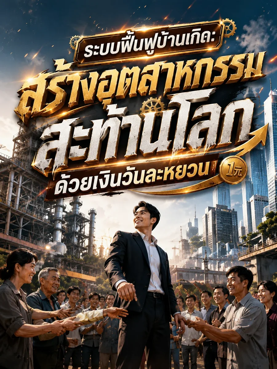 ระบบฟื้นฟูบ้านเกิด สร้างอุตสาหกรรมสะท้านโลกด้วยเงินวันละหยวน