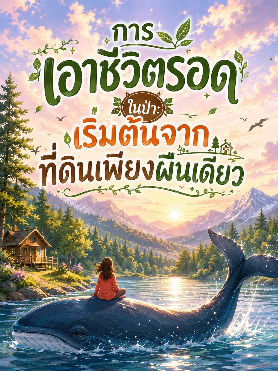 การเอาชีวิตรอดในป่า: เริ่มต้นจากที่ดินเพียงผืนเดียว