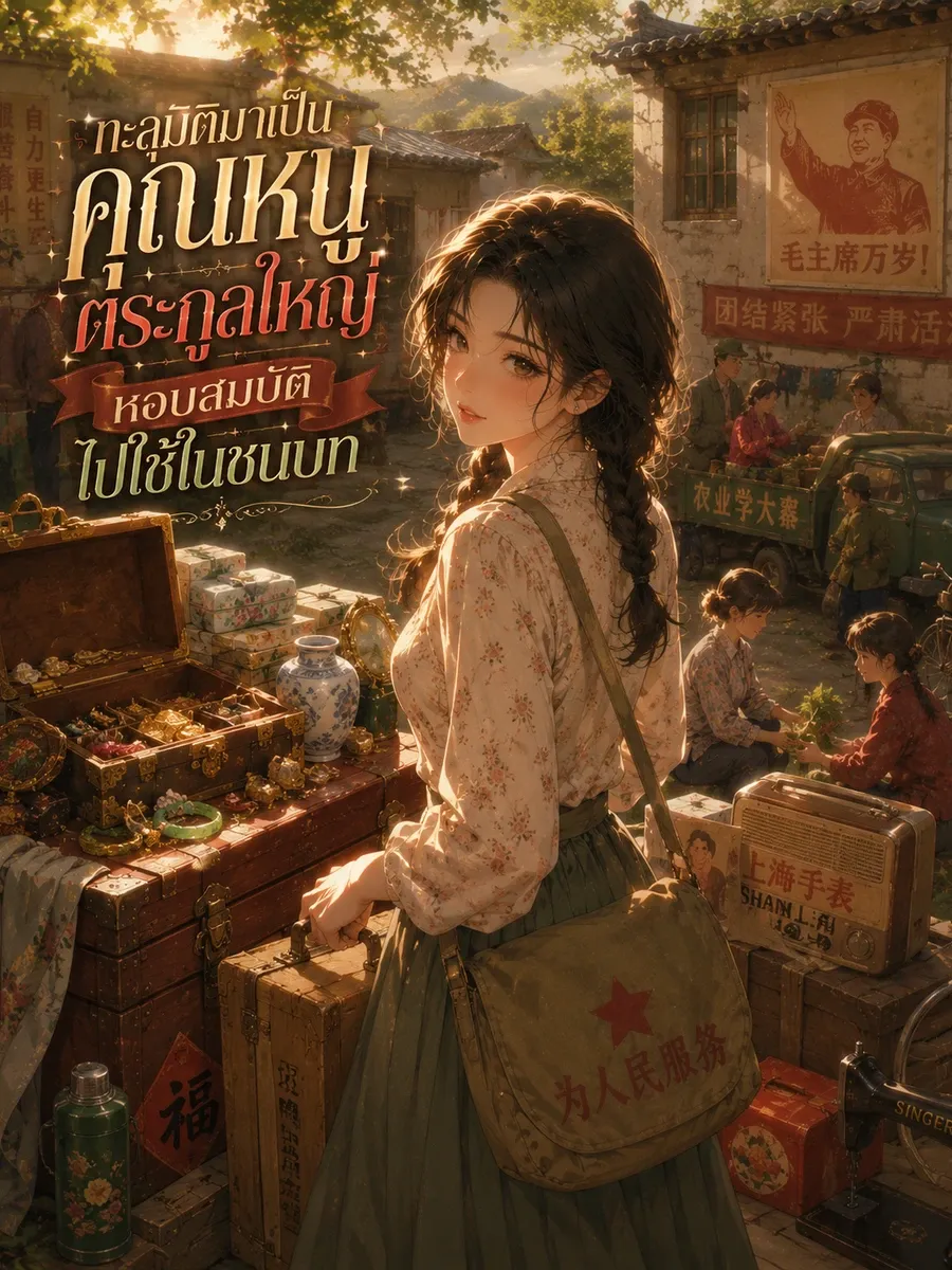 ทะลุมิติมาเป็นคุณหนูตระกูลใหญ่ หอบสมบัติไปใช้ในชนบท