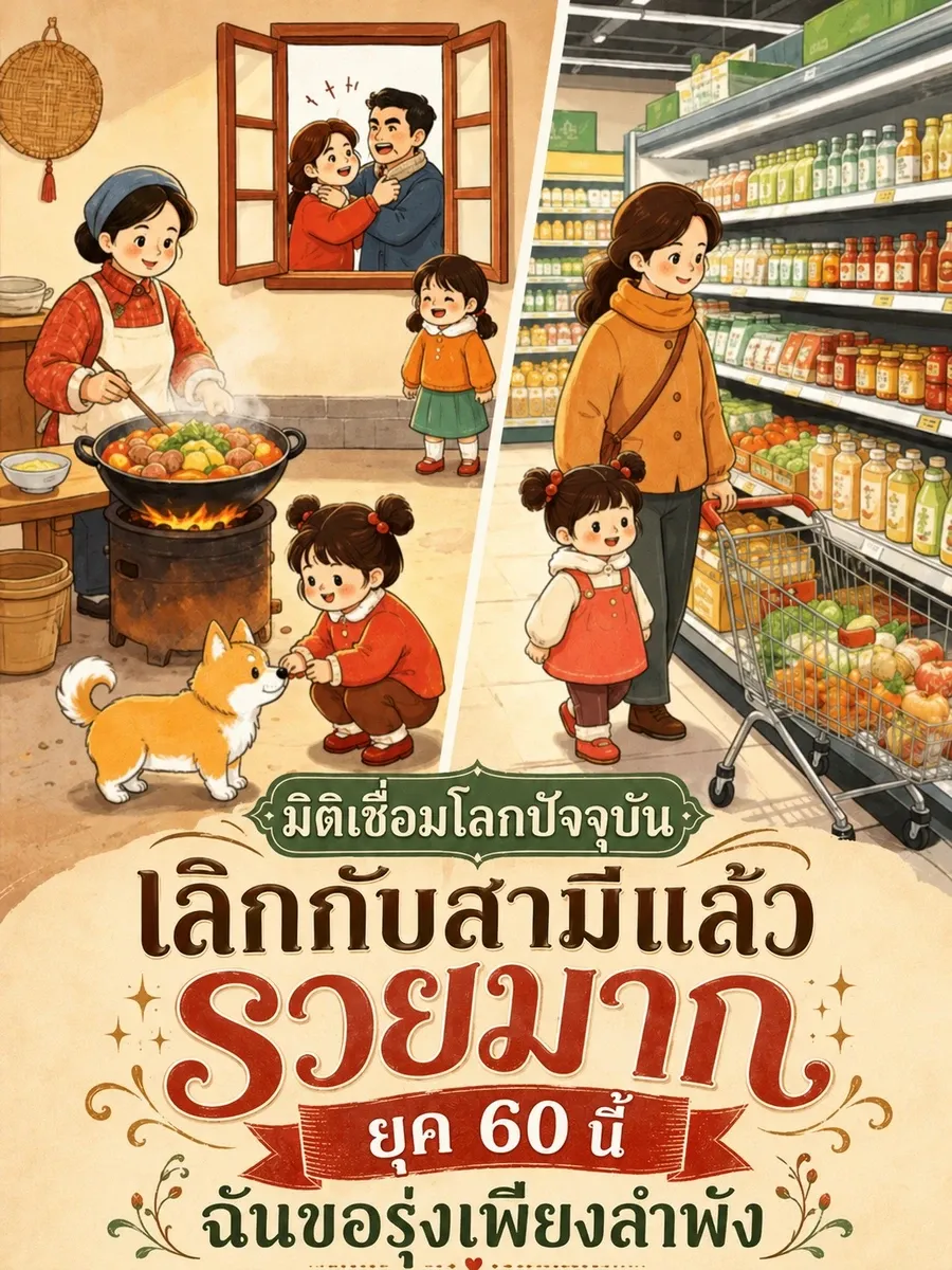 มิติเชื่อมโลกยุคปัจจุบัน เลิกกับสามีแล้วรวยมาก ยุค 60 นี้ฉันขอรุ่งเพียงลำพัง
