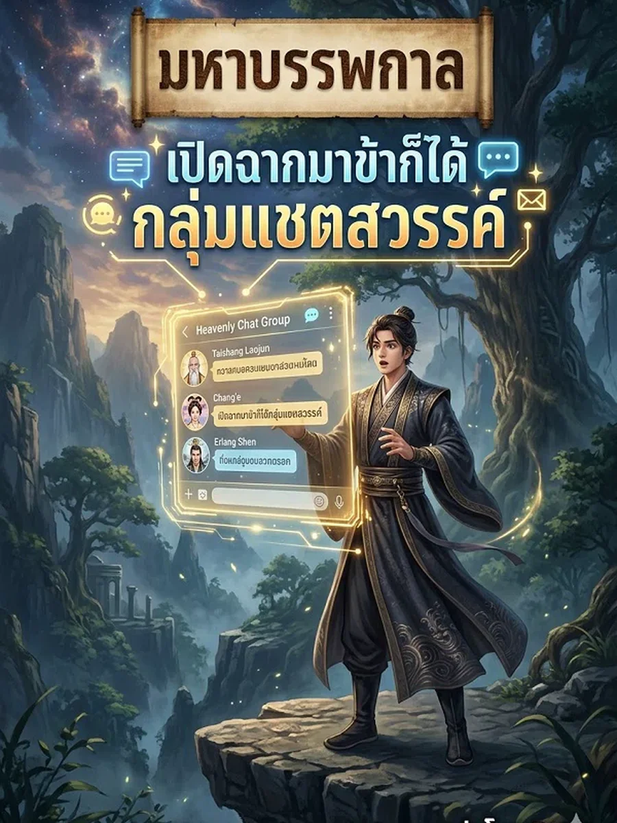 มหาบรรพกาล เปิดฉากมาข้าก็ได้กลุ่มแชตสวรรค์
