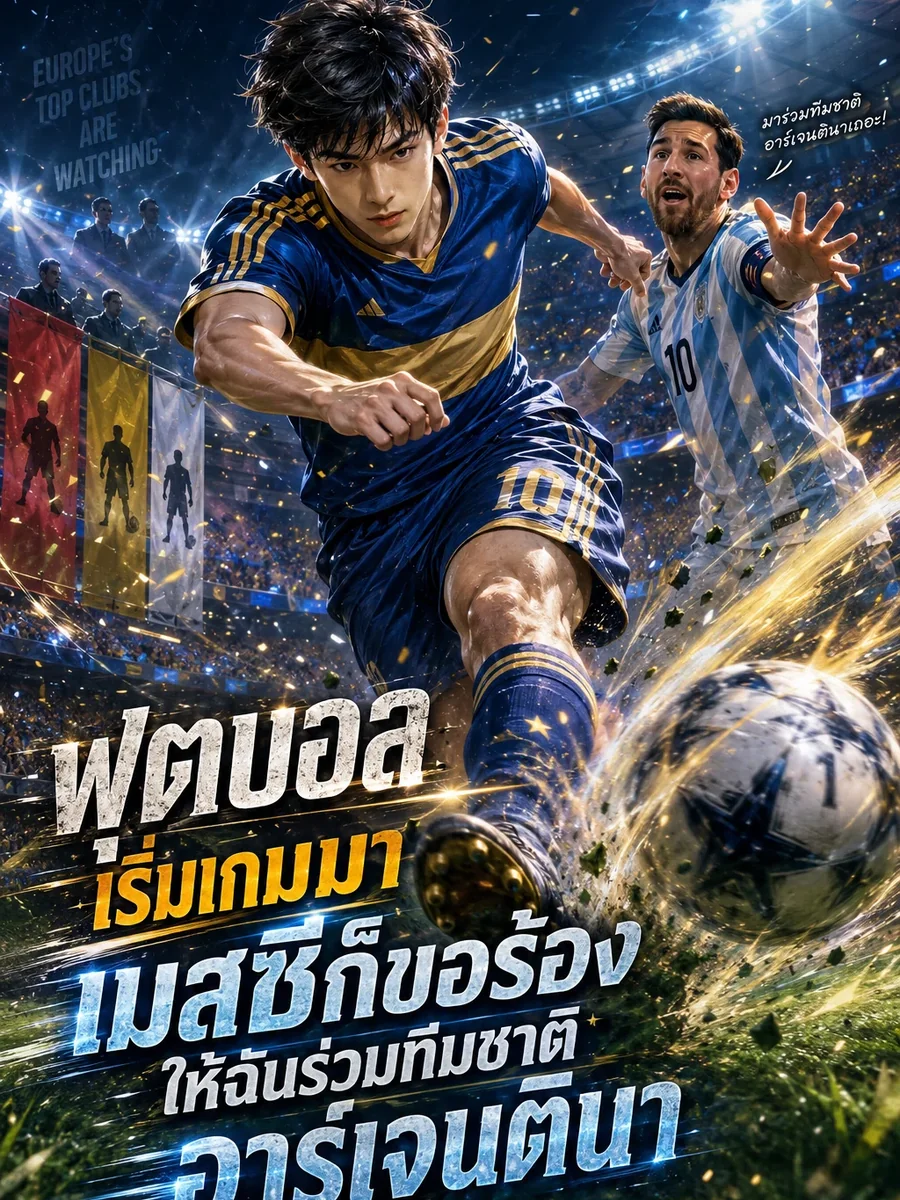 ฟุตบอล เริ่มเกมมา เมสซีก็ขอร้องให้ฉันร่วมทีมชาติอาร์เจนตินา