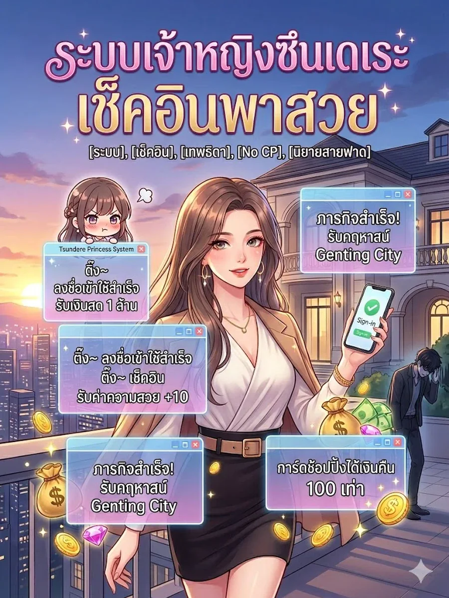 ระบบเจ้าหญิงซึนเดเระ เช็คอินพาสวย