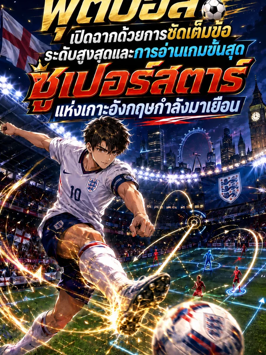 ฟุตบอล เปิดฉากด้วยการซัดเต็มข้อระดับสูงสุดและการอ่านเกมขั้นสุด ซูเปอร์สตาร์แห่งเกาะอังกฤษกำลังมาเยือน