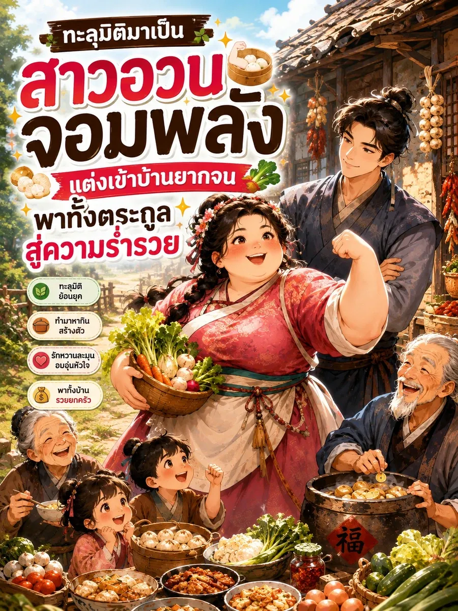 [จบ] ทะลุมิติมาเป็นสาวอวบจอมพลัง แต่งเข้าบ้านยากจน พาทั้งตระกูลสู่ความร่ำรวย