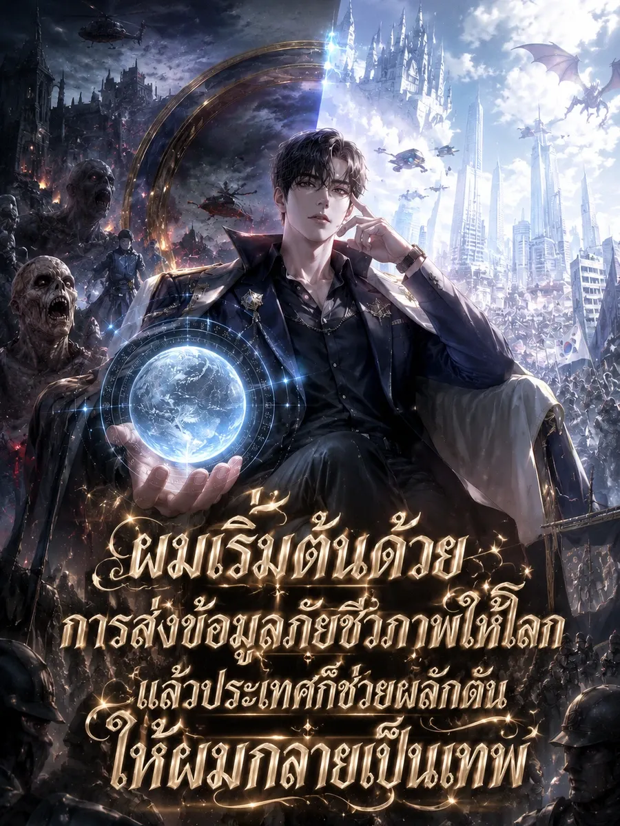 ผมเริ่มต้นด้วยการส่งข้อมูลภัยชีวภาพให้โลก แล้วประเทศก็ช่วยผลักดันให้ผมกลายเป็นเทพ