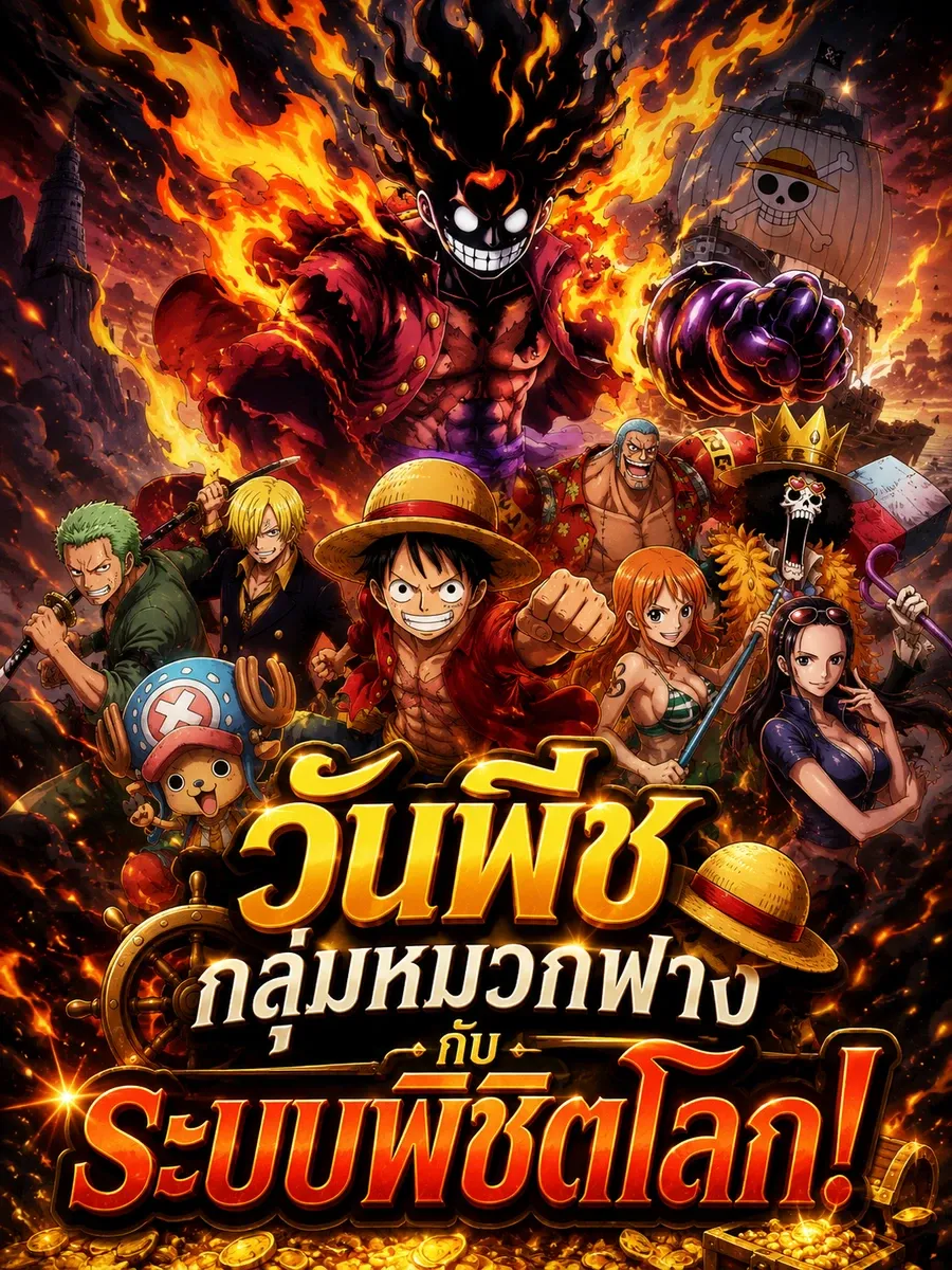 วันพีช: กลุ่มหมวกฟางกับระบบพิชิตโลก!