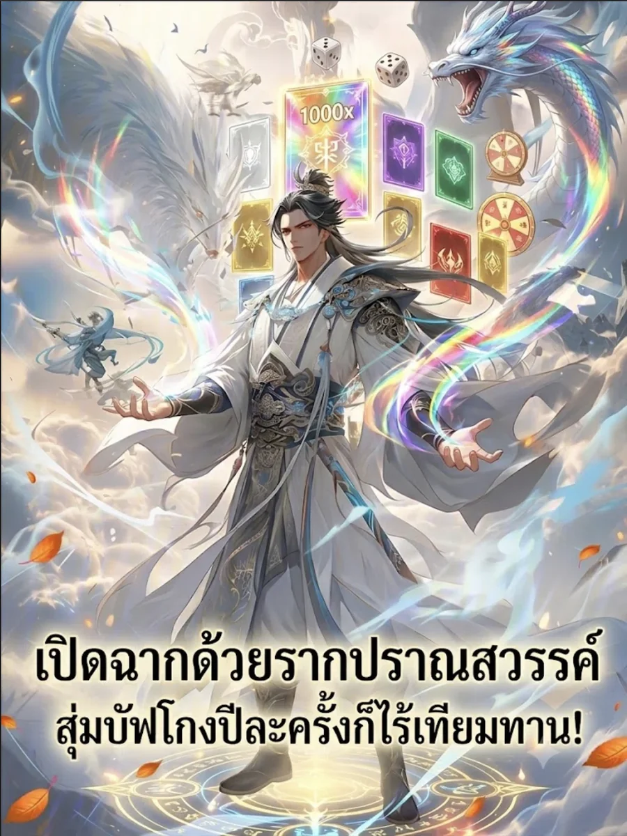 เปิดฉากด้วยรากปราณสวรรค์ สุ่มบัฟโกงปีละครั้งก็ไร้เทียมทาน!