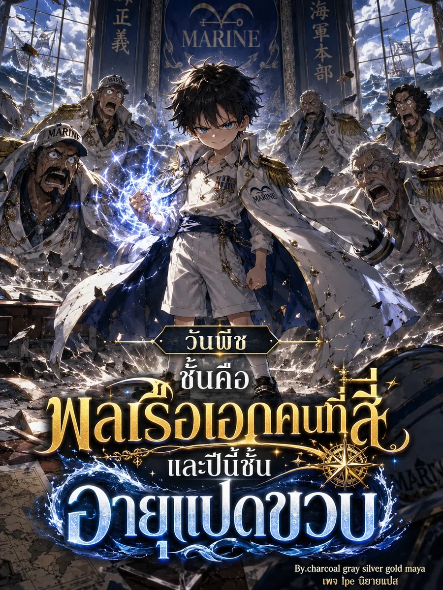 วันพีซ ชั้นคือพลเรือเอกคนที่สี่ และปีนี้ชั้นอายุแปดขวบ