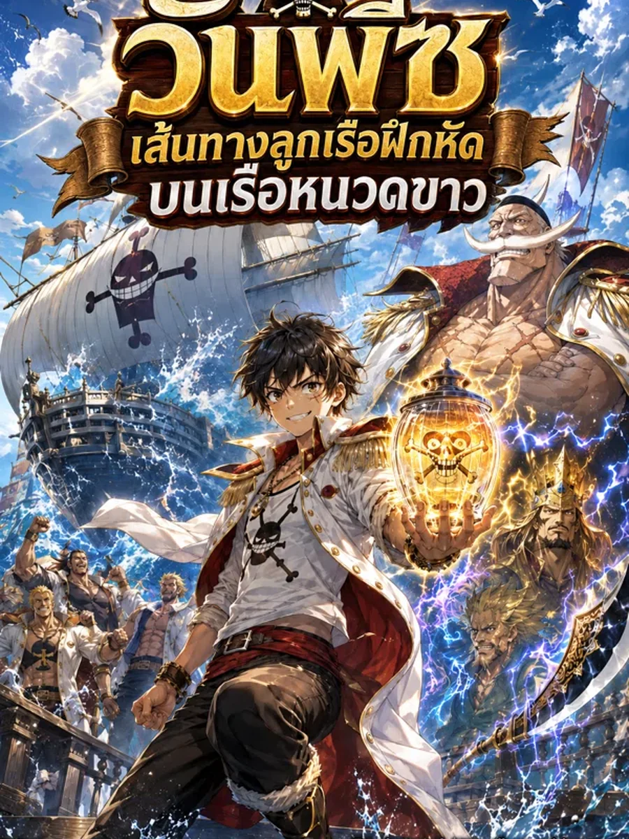 วันพีซ เส้นทางลูกเรือฝึกหัดบนเรือหนวดขาว