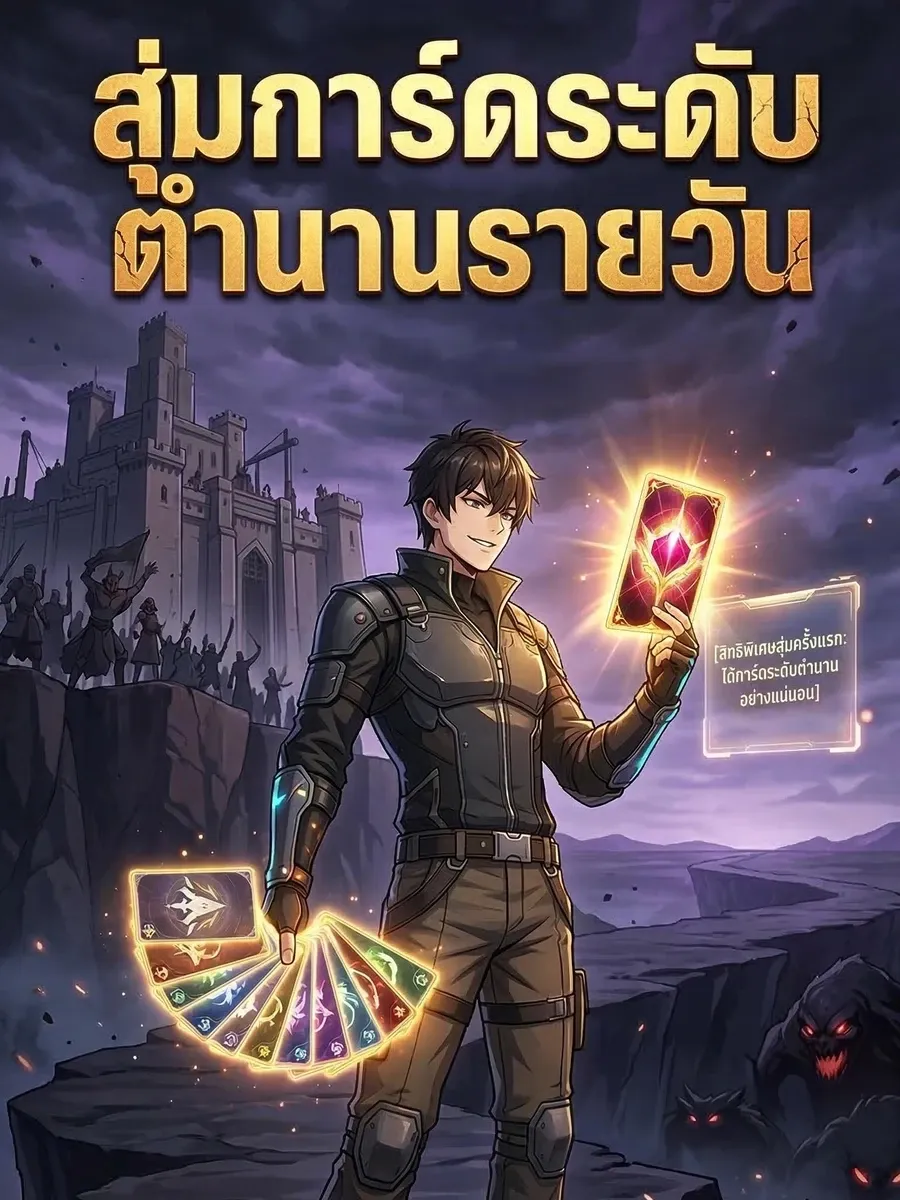 สุ่มการ์ดระดับตำนานรายวัน