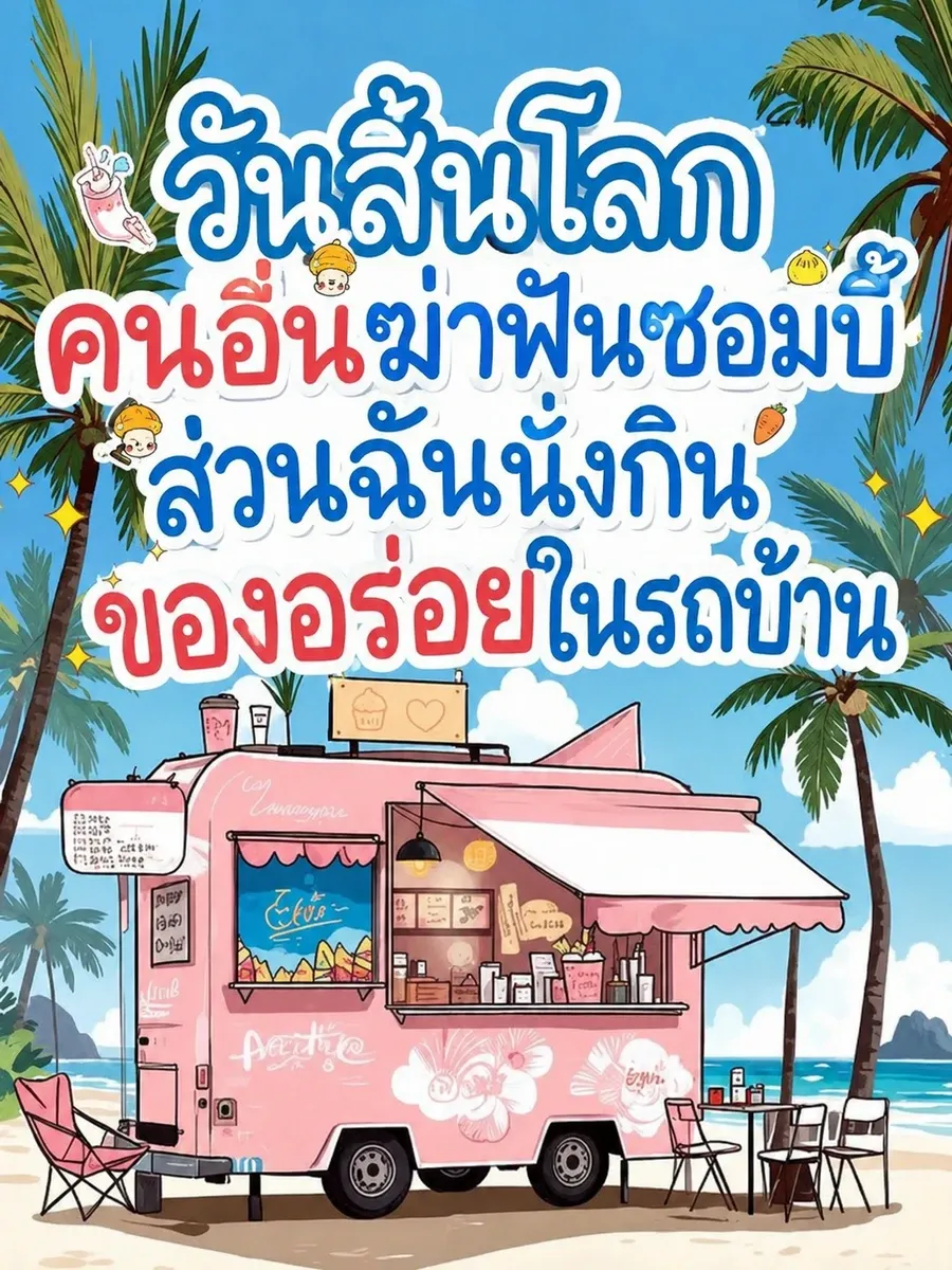 [จบแล้ว] วันสิ้นโลกคนอื่นฆ่าฟันซอมบี้ ส่วนฉันกินของอร่อยในรถบ้าน