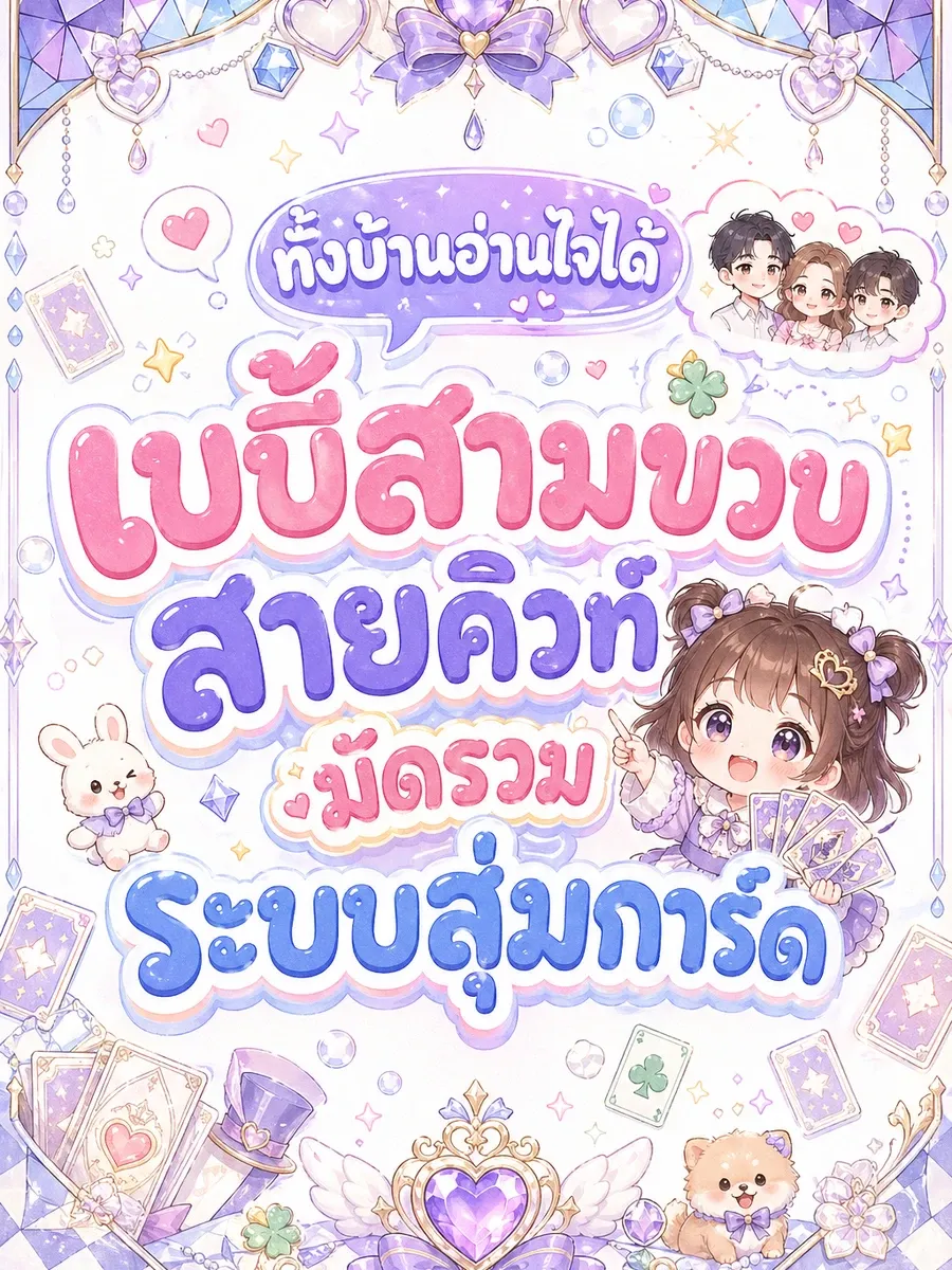 ทั้งบ้านอ่านใจได้ เบบี้สามขวบสายคิวท์มัดรวมระบบสุ่มการ์ด