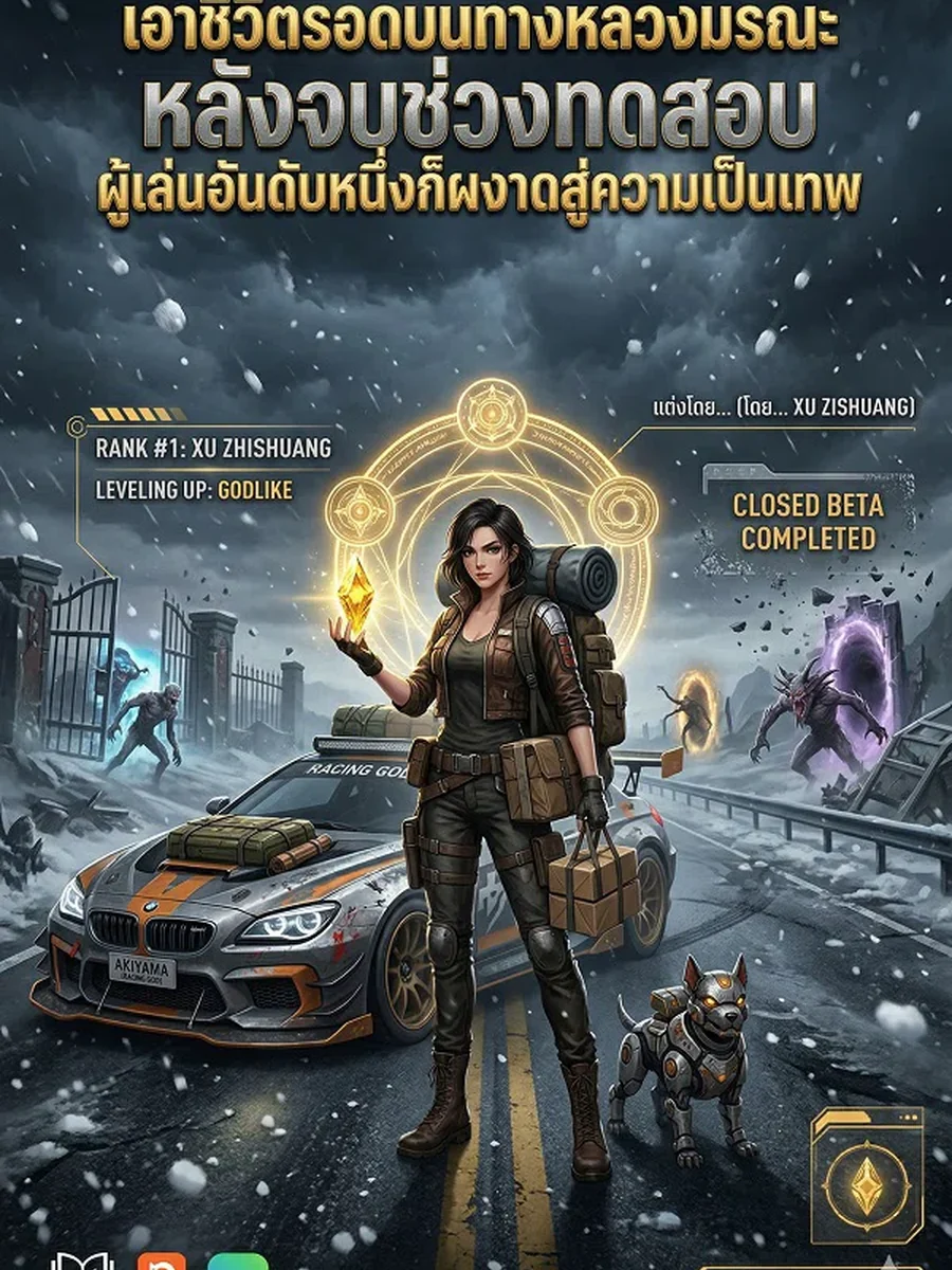 เอาชีวิตรอดบนทางหลวงมรณะ หลังจบช่วงทดสอบ ผู้เล่นอันดับหนึ่งก็ผงาดสู่ความเป็นเทพ