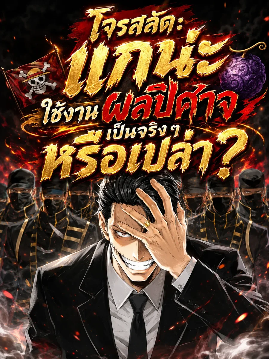 โจรสลัด แกน่ะใช้งานผลปีศาจเป็นๆหรือเปล่า