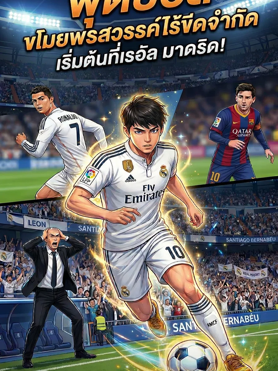 ฟุตบอล ขโมยพรสวรรค์ไร้ขีดจำกัด เริ่มต้นที่เรอัล มาดริด
