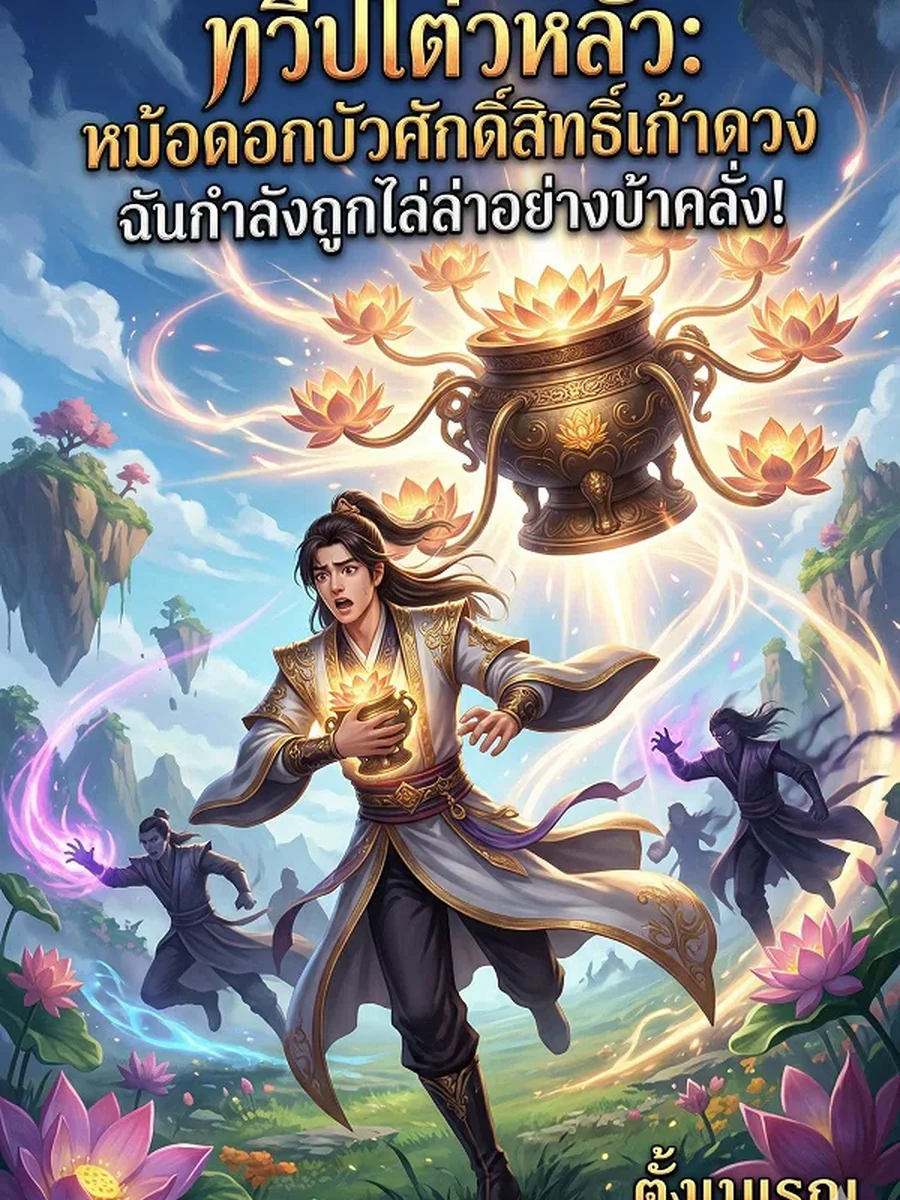 ทวีปโต่วหลัว หม้อดอกบัวศักดิ์สิทธิ์เก้าดวง ฉันกำลังถูกไล่ล่าอย่างบ้าคลั่ง