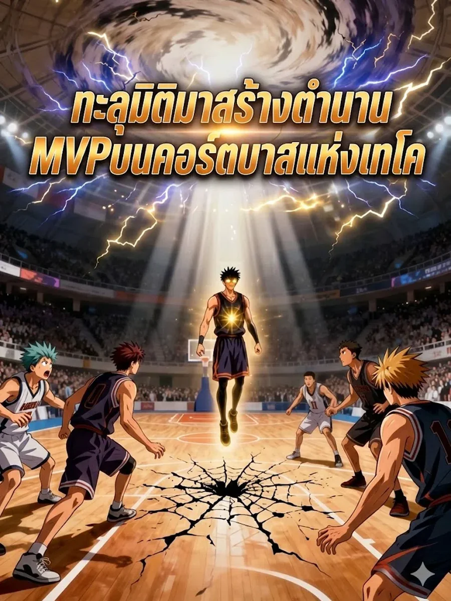 ทะลุมิติมาสร้างตำนานเอ็มวีพีบนคอร์ตบาสแห่งเทโค