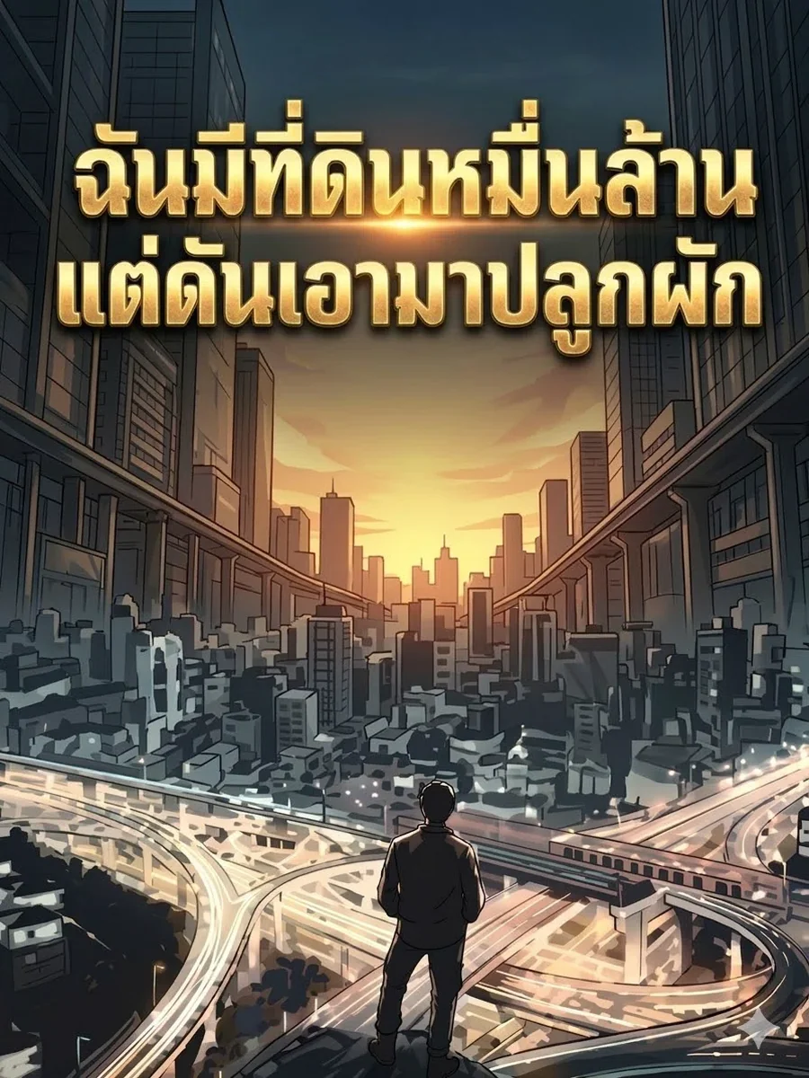 ฉันมีที่ดินหมื่นล้าน แต่กลับเอามาใช้ปลูกผัก
