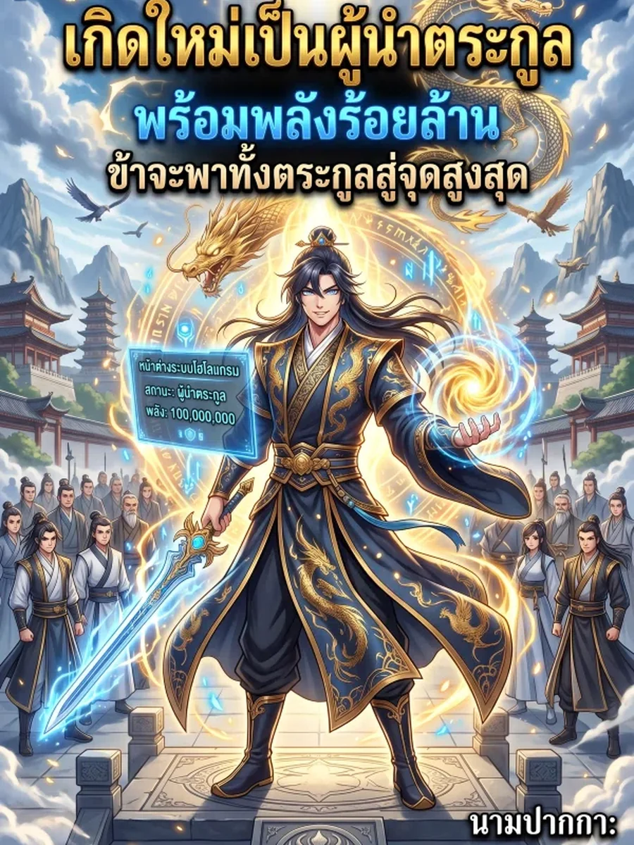 เกิดใหม่เป็นผู้นำตระกูล พร้อมพลังร้อยล้าน ข้าจะพาทั้งตระกูลสู่จุดสูงสุด