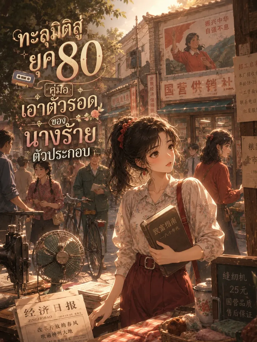 [จบแล้ว] ทะลุมิติสู่ยุค 80: คู่มือเอาตัวรอดของนางร้ายตัวประกอบ