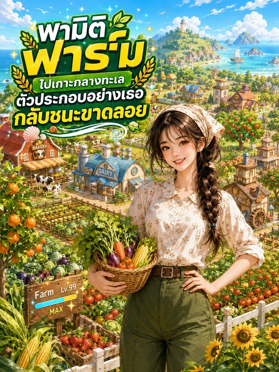 [จบแล้ว] พามิติฟาร์มไปเกาะกลางทะเล ตัวประกอบอย่างเธอกลับชนะขาดลอย