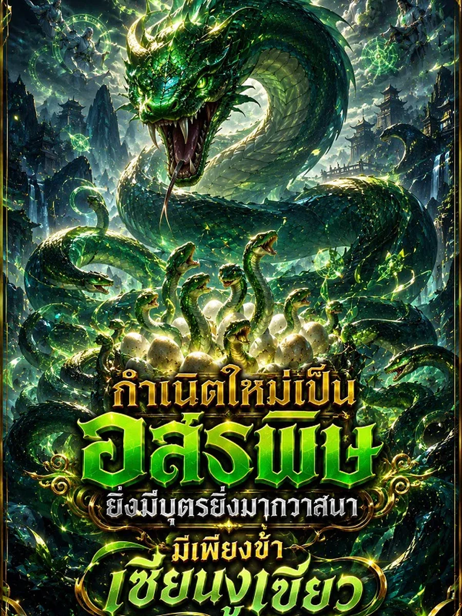กำเนิดใหม่เป็นอสรพิษ ยิ่งมีบุตรยิ่งมากวาสนา มีเพียงข้าเซียนงูเขียว