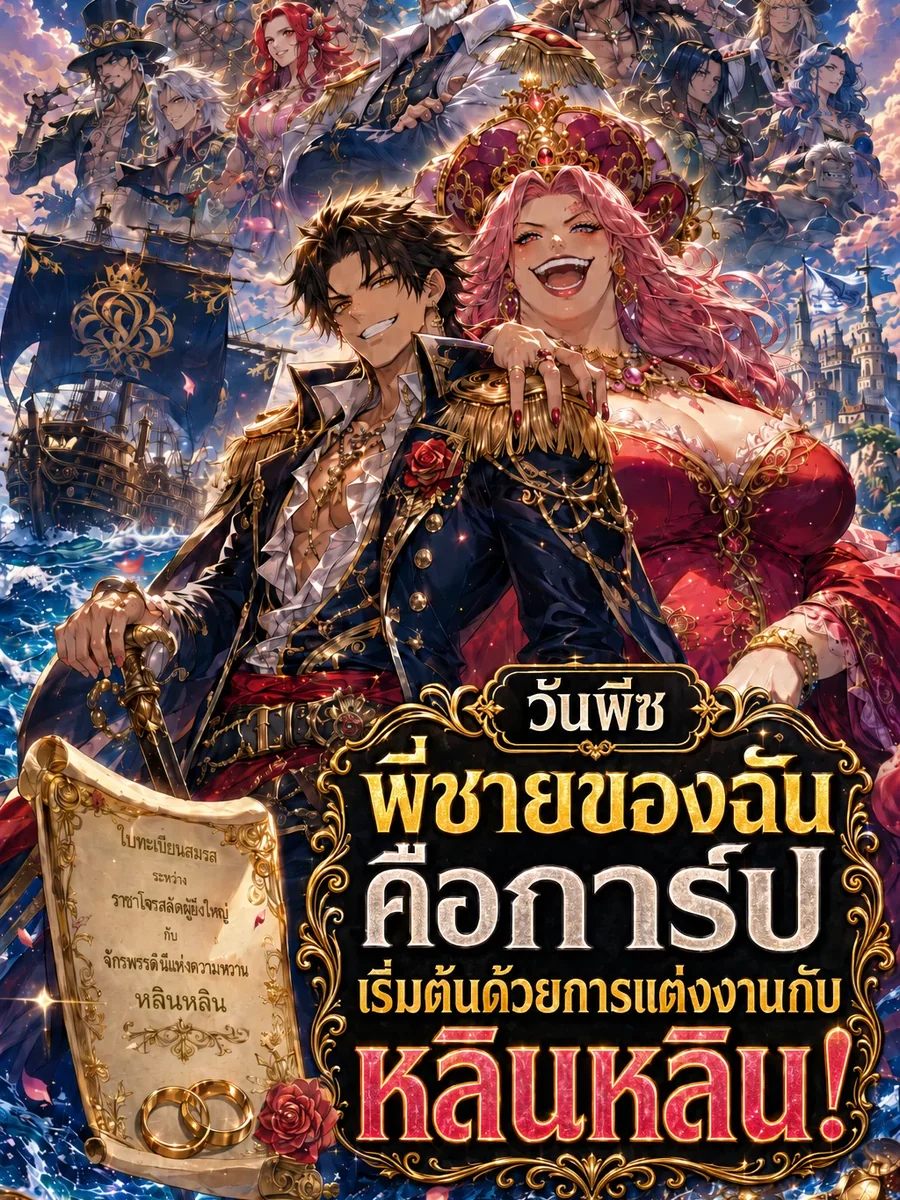 วันพีซ พี่ชายของฉันคือการ์ป เริ่มต้นด้วยการแต่งงานกับหลินหลิน