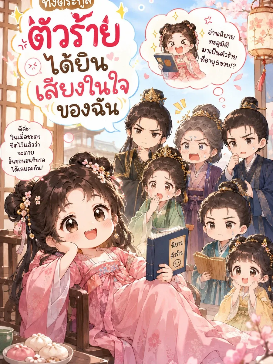 ทั้งตระกูลตัวร้ายได้ยินเสียงในใจของฉัน