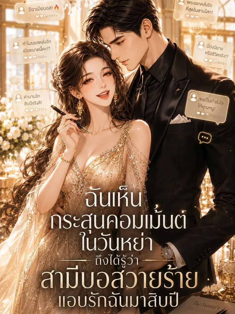[จบแล้ว] ฉันเห็นกระสุนคอมเม้นต์ในวันหย่า ถึงได้รู้ว่าสามีบอสวายร้ายแอบรักฉันมาสิบปี