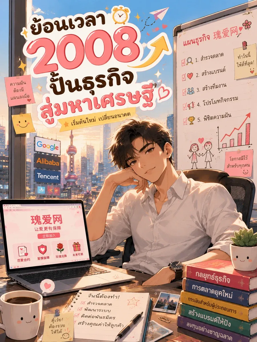 ย้อนเวลา 2008 ปั้นธุรกิจสู่มหาเศรษฐี