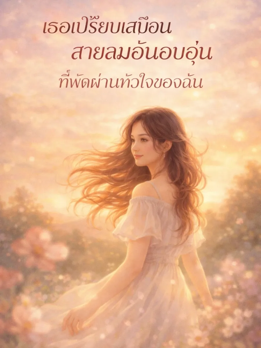เธอเปรียบเสมือนสายลมอันอบอุ่นที่พัดผ่านหัวใจของฉัน