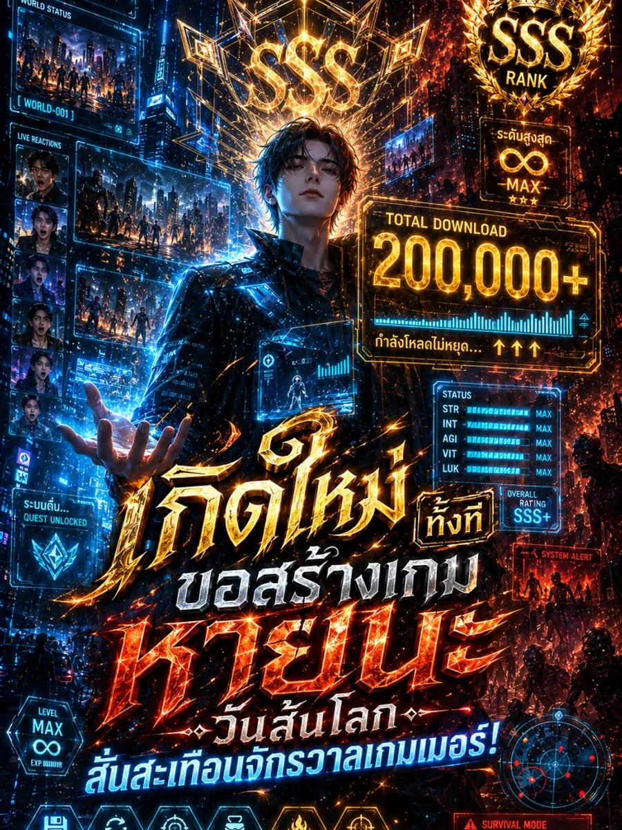 เกิดใหม่ทั้งที ขอสร้างเกมหายนะวันสิ้นโลกสั่นสะเทือนจักรวาลเกมเมอร์!