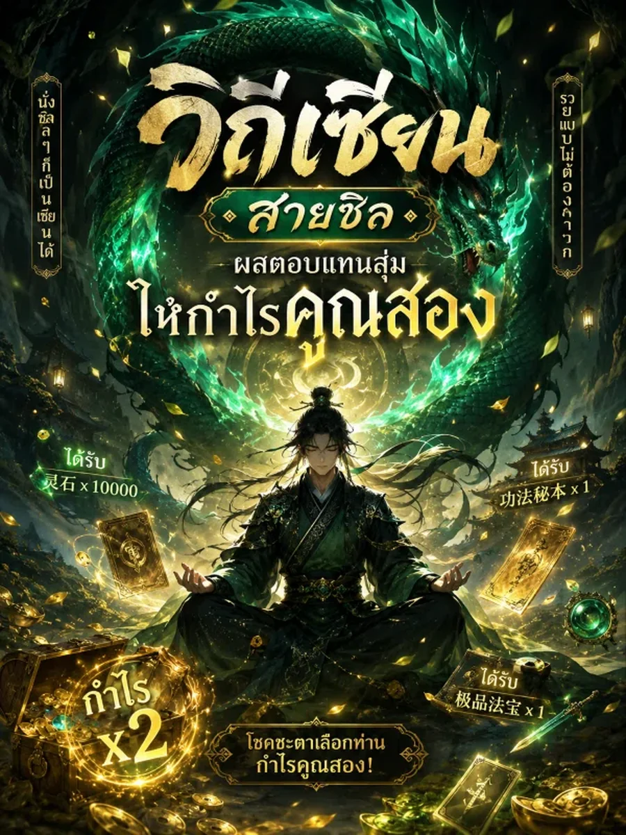 วิถีเซียนสายชิล ผลตอบแทนสุ่มให้กำไรคูณสอง