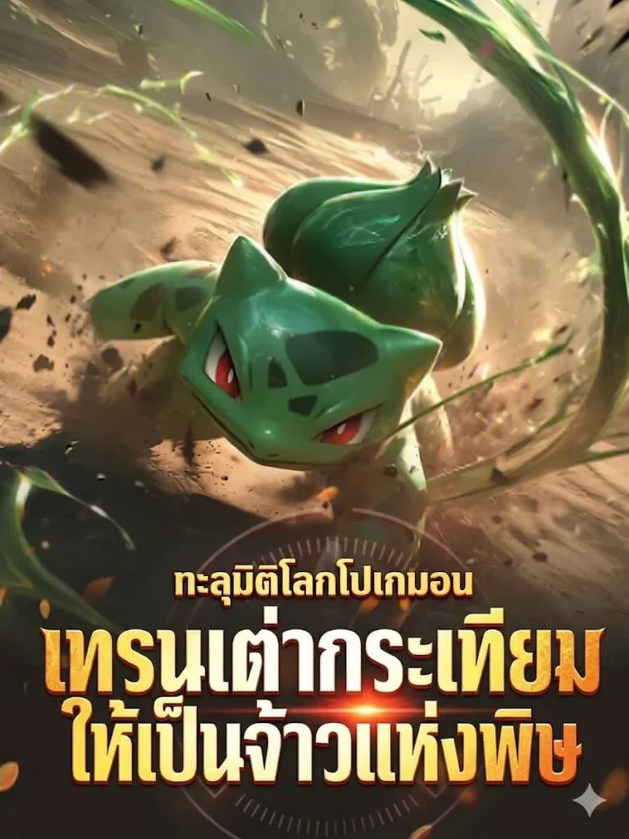 ทะลุมิติโลกโปเกมอน เทรนเต่ากระเทียมให้เป็นจ้าวแห่งพิษ!