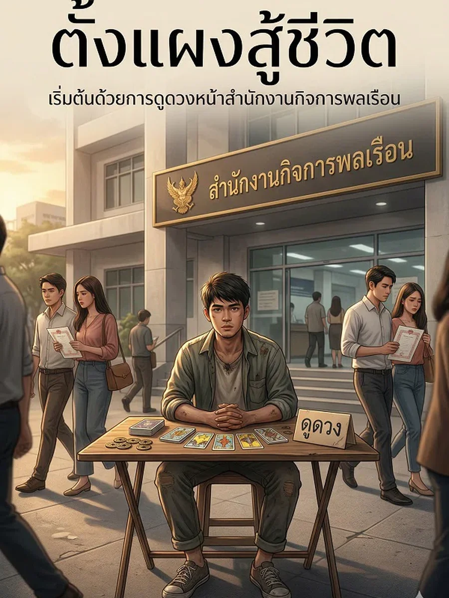 ตั้งแผงสู้ชีวิต เริ่มต้นด้วยการดูดวงหน้าสำนักงานกิจการพลเรือน